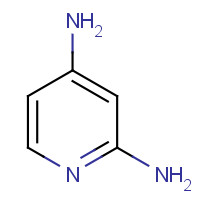 PYRIDINE-2,4-DIAMINE (CAS: 461-88-1) - Chemical Structure and Molecular Formula 
