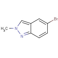 5-BROMO-2-METHYL-2H-INDAZOLE (CAS: 465529-56-0) - Chemical Structure and Molecular Formula 