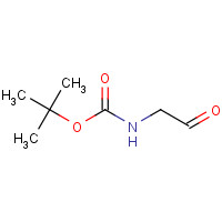 T-BUTYL N-(2-OXOETHYL)CABAMATE (CAS: 89711-08-0) - Chemical Structure and Molecular Formula 