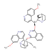 (DHQD)2PHAL (CAS: 140853-10-7) - Chemical Structure and Molecular Formula 