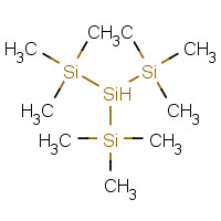 TRIS(TRIMETHYLSILYL)SILANE (CAS: 1873-77-4) - Chemical Structure and Molecular Formula 