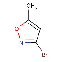 Isoxazole,3-bromo-5-methyl-(6CI,7CI,8CI,9CI) (CAS: 25741-97-3) - Chemical Structure and Molecular Formula 