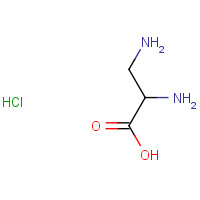 H-D-DAP-OH HCL (CAS: 6018-56-0) - Chemical Structure and Molecular Formula 