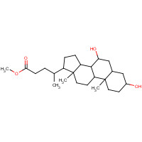 METHYL CHENODEOXYCHOLATE (CAS: 3057-04-3) - Chemical Structure and Molecular Formula 