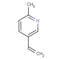 2-Methyl-5-vinylpyridine (CAS: 140-76-1) - Chemical Structure and Molecular Formula 