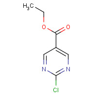 ETHYL 2-CHLOROPYRIMIDINE-5-CARBOXYLATE (CAS: 89793-12-4) - Chemical Structure and Molecular Formula 