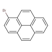 1-Bromopyrene (CAS: 1714-29-0) - Chemical Structure and Molecular Formula 