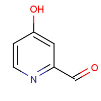 4-hydroxy-pyridine-2-carbaldehyde (CAS: 1060809-85-9) - Chemical Structure and Molecular Formula 