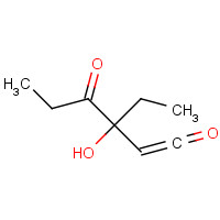 KETENE DIETHYL ACETAL (CAS: 2678-54-8) - Chemical Structure and Molecular Formula 