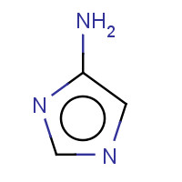 4-Aminoimidazole (CAS: 4919-03-3) - Chemical Structure and Molecular Formula 