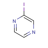 Iodopyrazine (CAS: 32111-21-0) - Chemical Structure and Molecular Formula 