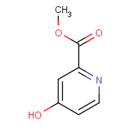 2-Pyridinecarboxylic acid,4-hydroxy-,methyl ester (9CI) (CAS: 473269-77-1) - Chemical Structure and Molecular Formula 