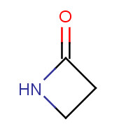 2-Azetidinone (CAS: 930-21-2) - Chemical Structure and Molecular Formula 