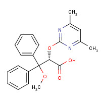 Ambrisentan (CAS: 177036-94-1) - Chemical Structure and Molecular Formula 