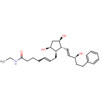 Bimatoprost (CAS: 155206-00-1) - Chemical Structure and Molecular Formula 