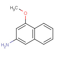 4-METHOXY-2-NAPHTHYLAMINE (CAS: 2764-95-6) - Chemical Structure and Molecular Formula 