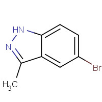 5-BROMO-3-METHYL-1H-INDAZOLE (CAS: 552331-16-5) - Chemical Structure and Molecular Formula 