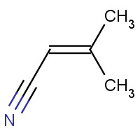 3-METHYLCROTONONITRILE (CAS: 4786-24-7) - Chemical Structure and Molecular Formula 