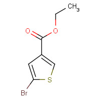 5-bromo-3-Thiophenecarboxylic acid ethyl... (CAS: 170355-38-1) - Chemical Structure and Molecular Formula 