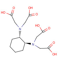 1,2-Cyclohexylenedinitrilotetraacetic ac... (CAS: 13291-61-7) - Chemical Structure and Molecular Formula 