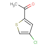 2-ACETYL-4-CHLOROTHIOPHENE (CAS: 34730-20-6) - Chemical Structure and Molecular Formula 