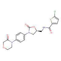 Rivaroxaban (CAS: 366789-02-8) - Chemical Structure and Molecular Formula 