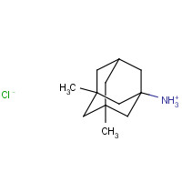 Memantine hydrochloride (CAS: 41100-52-1) - Chemical Structure and Molecular Formula 
