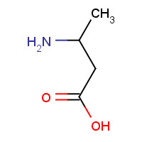 (R)-3-AMINOBUTYRIC ACID (CAS: 3775-73-3) - Chemical Structure and Molecular Formula 