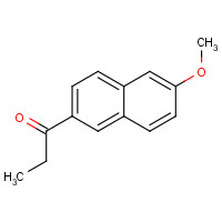 6'-Methoxy-2'-propiononaphthone (CAS: 2700-47-2) - Chemical Structure and Molecular Formula 