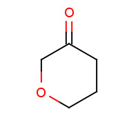 2H-PYRAN-3(4H)-ONE,DIHYDRO- (CAS: 23462-75-1) - Chemical Structure and Molecular Formula 