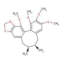 Schizandrin B (CAS: 61281-37-6) - Chemical Structure and Molecular Formula 