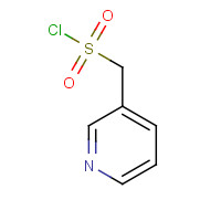 3-Pyridinemethanesulfonyl chloride (CAS: 159290-96-7) - Chemical Structure and Molecular Formula 