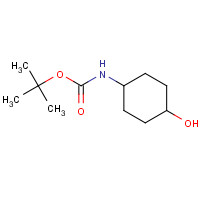 Tert-butyl cis-4-hydroxycyclohexylcarbamate (CAS: 167081-25-6) - Chemical Structure and Molecular Formula 