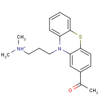 Acepromazine maleate (CAS: 3598-37-6) - Chemical Structure and Molecular Formula 