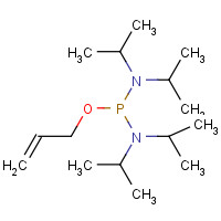 Allyltetraisopropylphosphorodiamidite (CAS: 108554-72-9) - Chemical Structure and Molecular Formula 