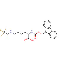 Fmoc-Lys(TFA)-OH (CAS: 76265-69-5) - Chemical Structure and Molecular Formula 