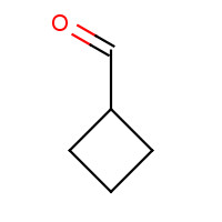 Cyclobutanecarboxaldehyde (CAS: 2987-17-9) - Chemical Structure and Molecular Formula 