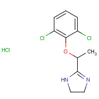 Lofexidine hydrochloride (CAS: 21498-08-8) - Chemical Structure and Molecular Formula 