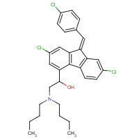 Benflumetol (CAS: 82186-77-4) - Chemical Structure and Molecular Formula 