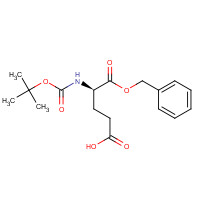 Boc-D-Glu-OBzl (CAS: 34404-30-3) - Chemical Structure and Molecular Formula 