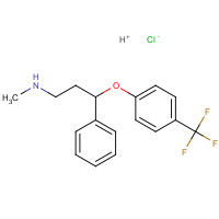 Fluoxetine hydrochloride (CAS: 56296-78-7) - Chemical Structure and Molecular Formula 
