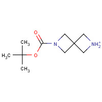 TERT-BUTYL 2,6-DIAZASPIRO[3.3]HEPTANE-2-CARBOXYLATE (CAS: 1041026-70-3) - Chemical Structure and Molecular Formula 