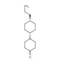 4-Propyldicyclohexylanone (CAS: 82832-73-3) - Chemical Structure and Molecular Formula 