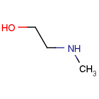 2-Methylaminoethanol chemical structure 2-Methylaminoethanol (CAS: 109-83-1) - Chemical Structure and Molecular Formula