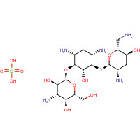 Tobramycin sulfate (CAS: 79645-27-5) - Chemical Structure and Molecular Formula 