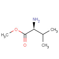 L-VALINE METHYL ESTER (CAS: 4070-48-8) - Chemical Structure and Molecular Formula 