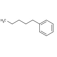 Phenylpentane (CAS: 538-68-1) - Chemical Structure and Molecular Formula 