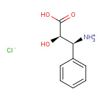(2R,3S)-3-Phenylisoserine hydrochloride (CAS: 132201-32-2) - Chemical Structure and Molecular Formula 
