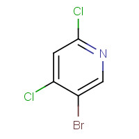 5-BROMO-2,4-DICHLORO-PYRIDINE (CAS: 849937-96-8) - Chemical Structure and Molecular Formula 