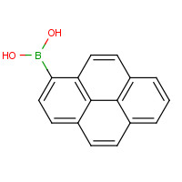 1-Pyrenylboronic acid (CAS: 164461-18-1) - Chemical Structure and Molecular Formula 